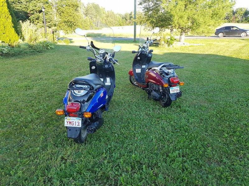 Pair of Yamaha Scooters