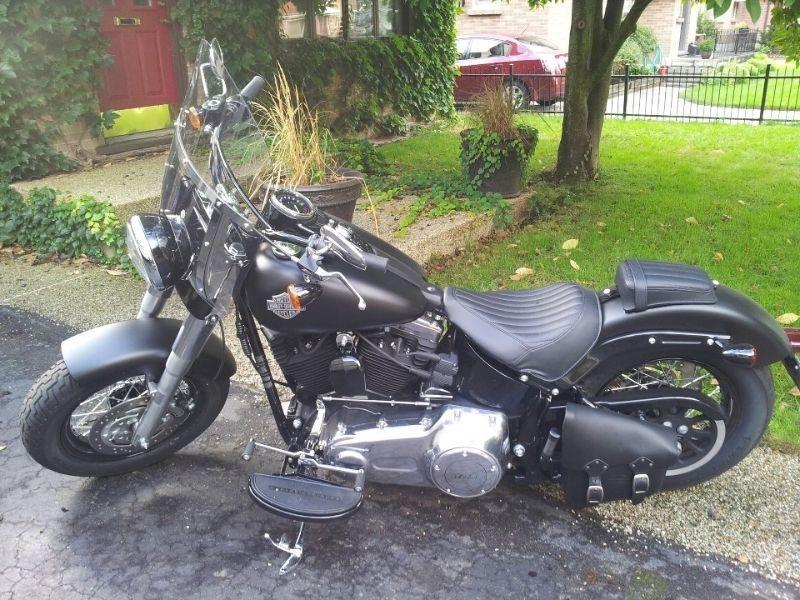 2013 FLS Softail Slim flat black Original Owner