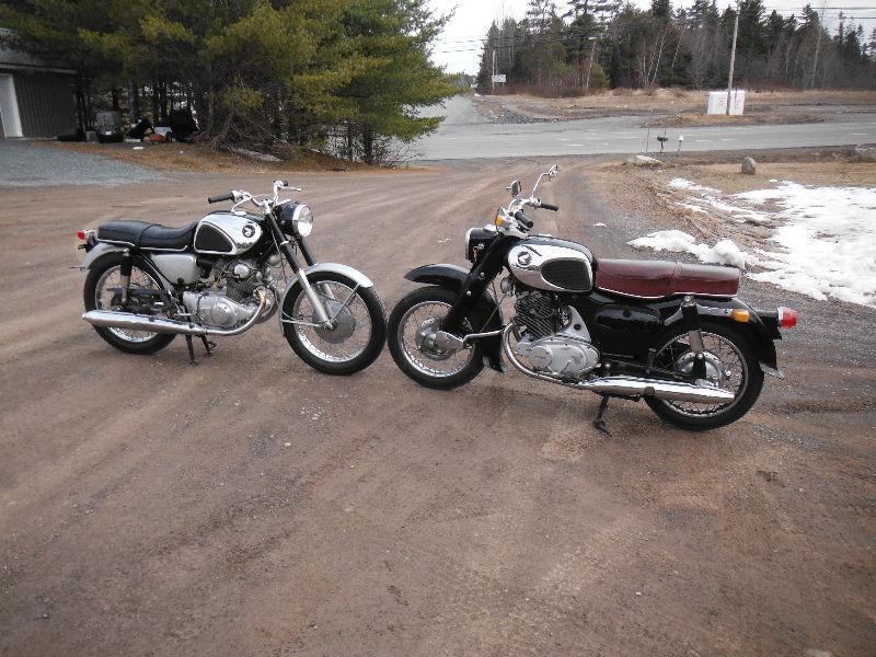 $6,500 Two Vintage Hondas 1967 305 Super Hawk 1967 300 Dream