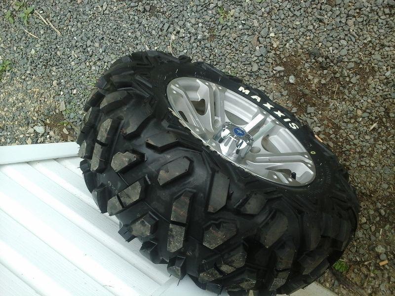 1 Polaris Rzr Mag wheel with Brand New Maxxiss BIghorn tire