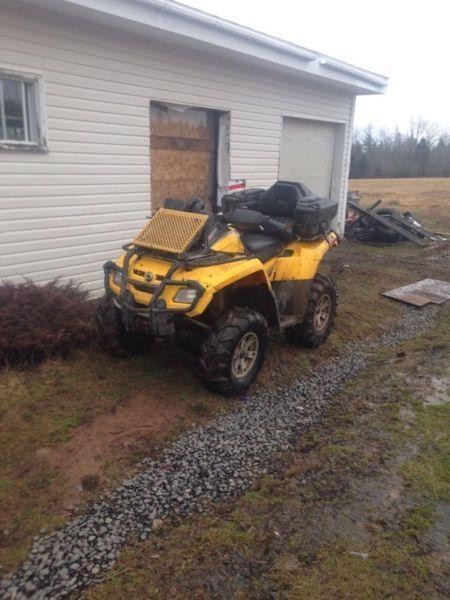 07 can am outlander 800xt parts or repair