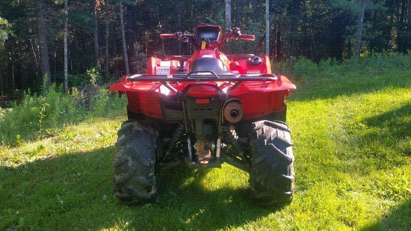 2011 suzuki King quad 750 with plow