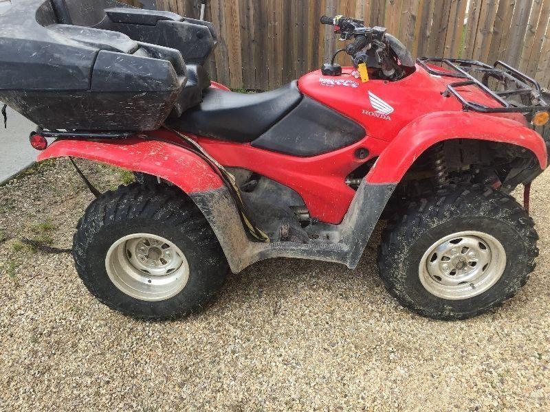 2012 HONDA FORMAN 420 FOR 5500 OBO 300KM (23 HRS)