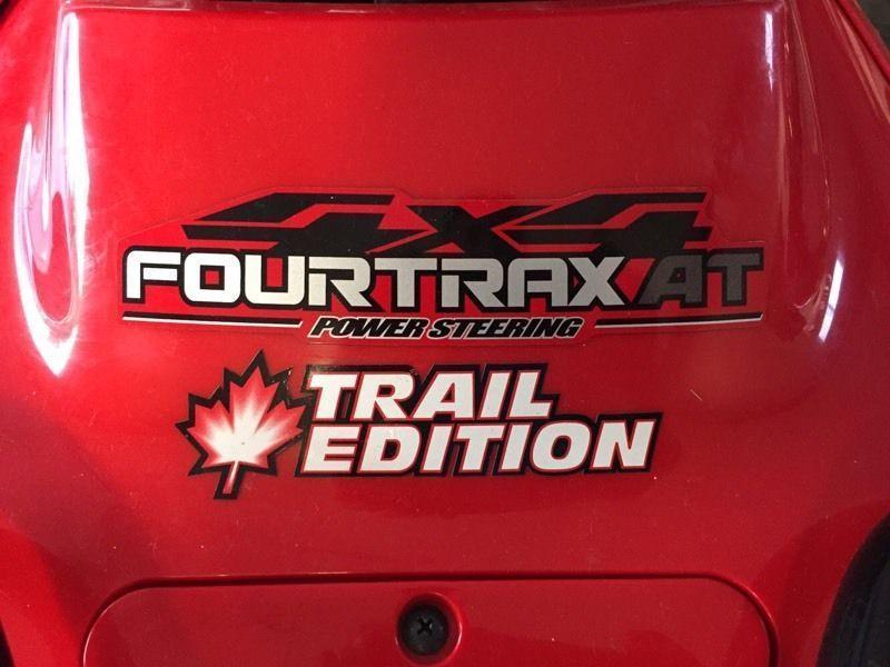 2014 Honda Fourtrax AT 4x4 trail edition