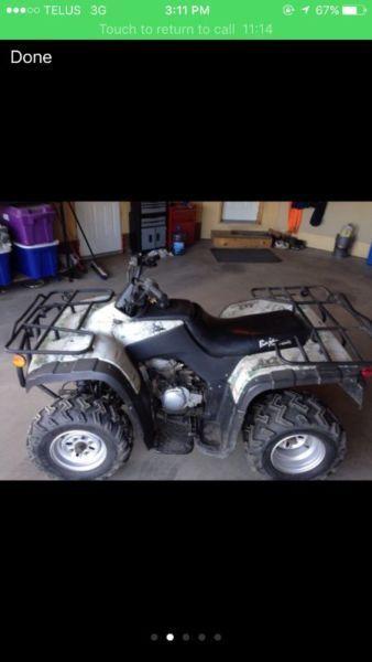 BAJA 250CC QUAD FOR SALE ( Reduced ) need gone asap