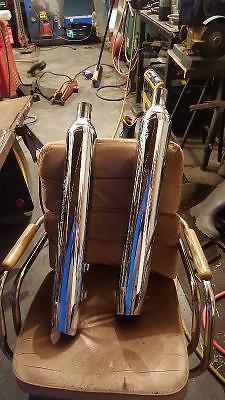 Stock slip ons/mufflers from 2015 Harley SGS (baffles removed)