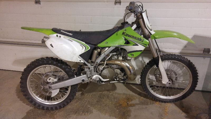 2007 KX250 2 stroke with fmf pipe