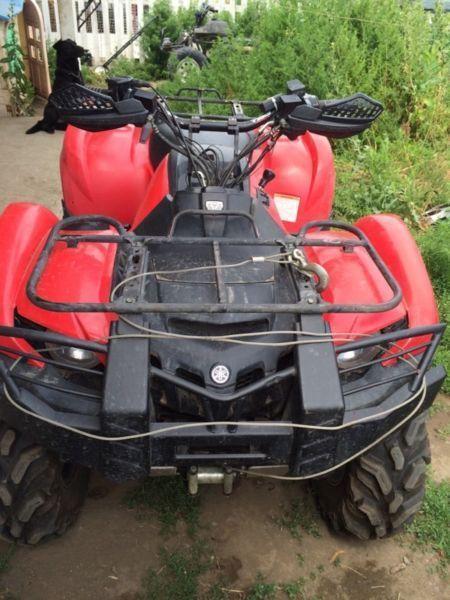 2007 Yamaha grizzly 700 trade for dirtbike