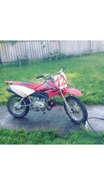 Honda CRF dirt bike