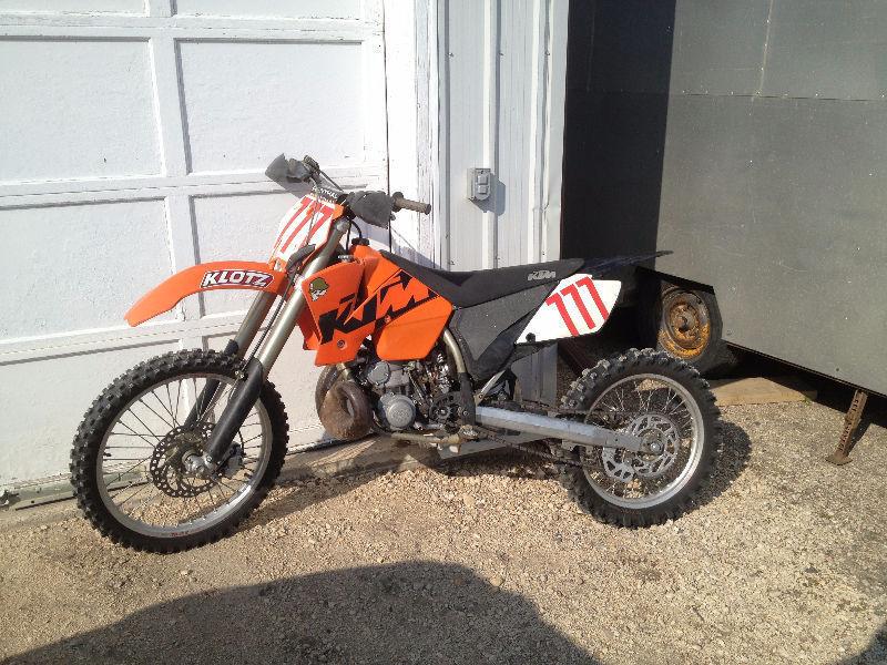 2003 Ktm 250 2 stroke