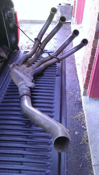 Full 4 into 1 Motorcycle Exhaust System