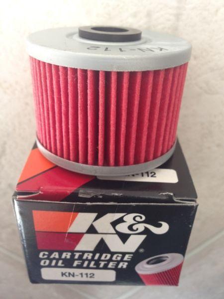 BRAND NEW 1981 - 2016 K & N OIL FILTER FITS MANY BIKES SEE LIST