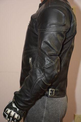 AlpineStars GP Small S Leather Motorcycle Jacket $350 38 40 US