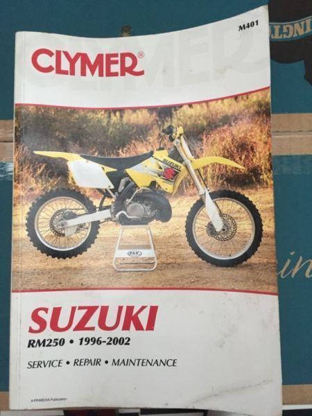 Clymer Suzuki RM250 1996-2002 Service and Repair Manual