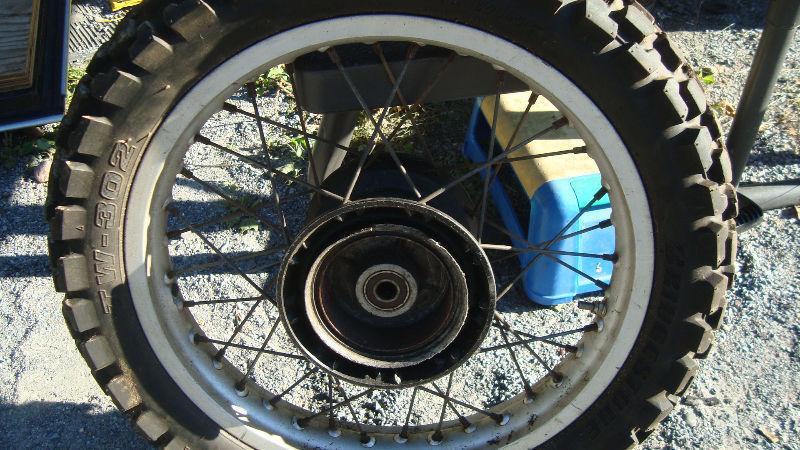rear wheel for 1985 honda xr350 with tire