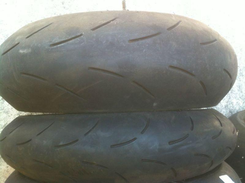 MICHELINE PILOT RACE H2 TIRE SET GOOD FOR TRACK DAYS OR STREET