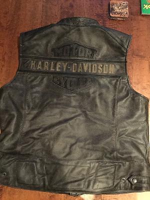 2xl leather vest