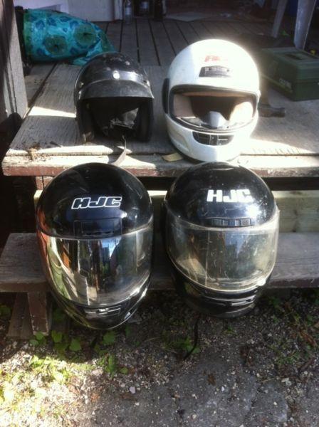 Motorcycle helmets small and med suze