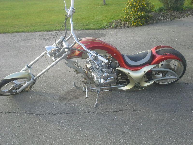 Mini chopper bike