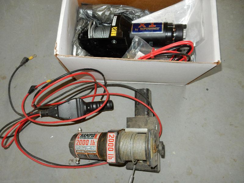 12 volt winches (2) REDUCED !