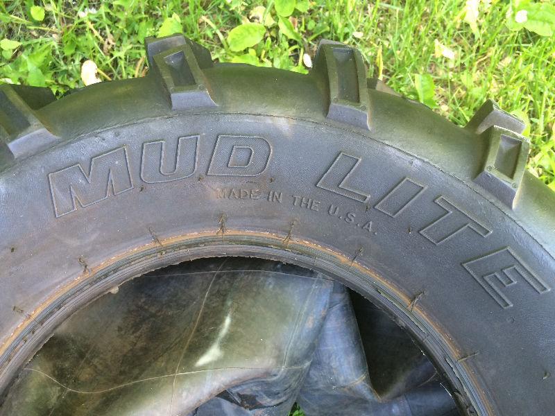 2 -ITP ATV mud lite tires / w tubes