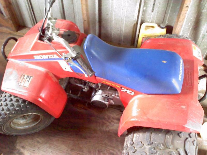 Wanted: looking for 1980's Honda 70 4 trax kids 4 wheeler