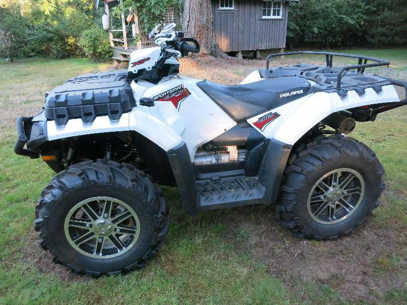2011 Polaris Sportsman 850 Special Edition with trailer