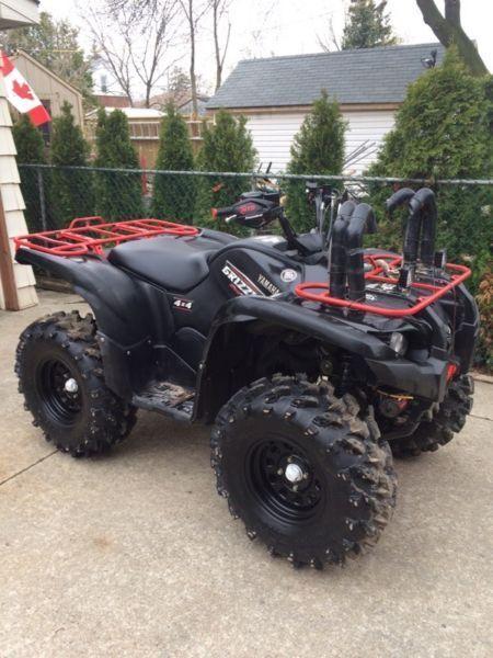 2009 yamaha grizzly 550 efi eps low kms!