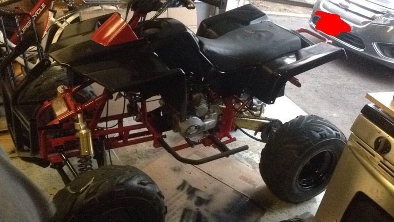 Wanted: 250cc atv great condition 900 FIRM