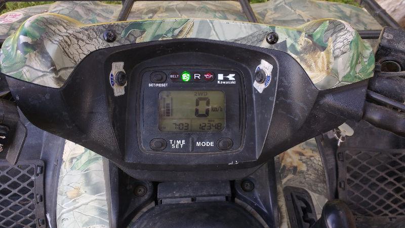 Well maintained, 2005 Kawasaki Brute Force 750