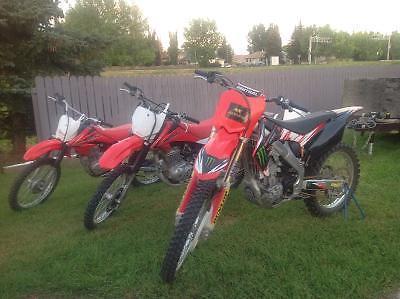 Selling my collection of Honda dirt bikes