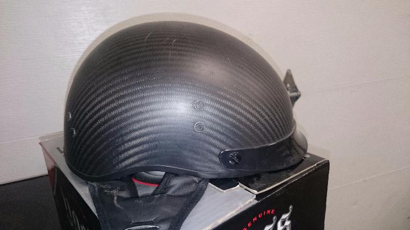 XS voss 88CF bullet cruiser half helmet