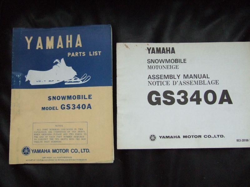 1977 YAMAHA GS340A MANUALS