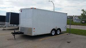 2012 8.5x16 vnose enclosed trailer