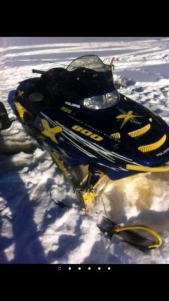 2002 polaris edge 800 AND sled trailer 1400$