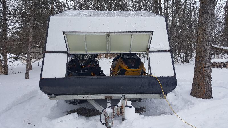 Package Deal $11450.00 for 4 Snowmobiles with Trailer