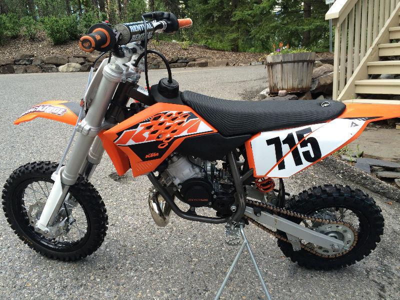 Lightly used 2015 KTM 50SX ready for new rider