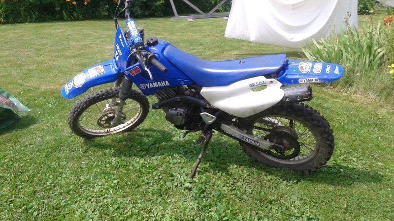 2004 Yamaha 125 Dirt Bike for sale
