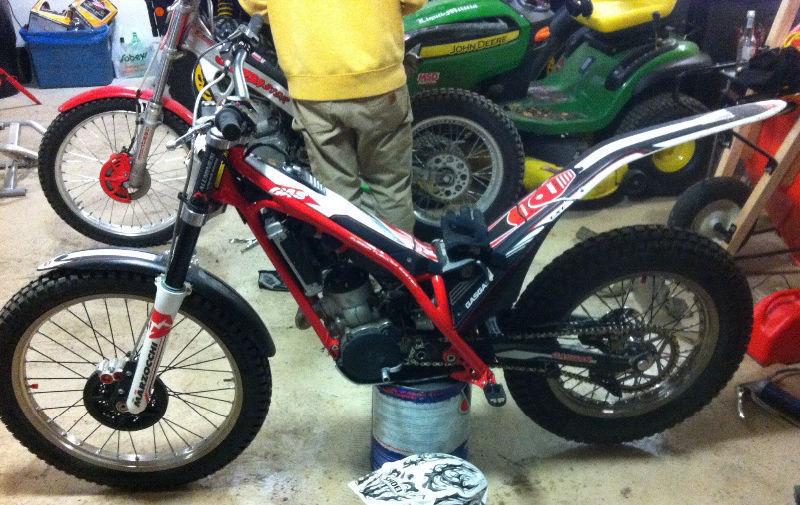 2012 gas gas txt pro 300 trials bike