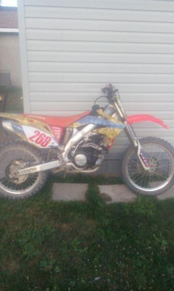 08 crf 450 up for trades