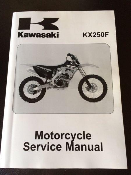 2011-2012 kawasaki kx250f service manual