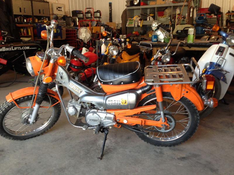 1974 CT 90 HONDA MOTORCYCLE WITH HIGH & low range