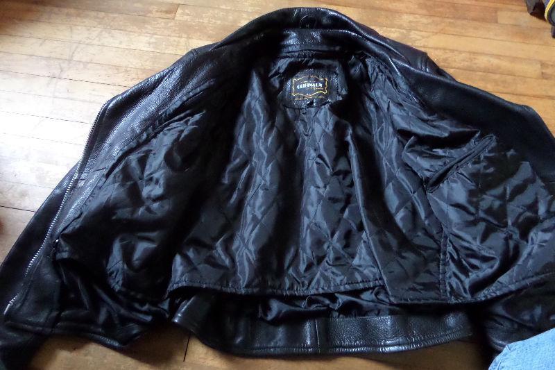 LADIES LEATHER MOTORCYCLE JACKET