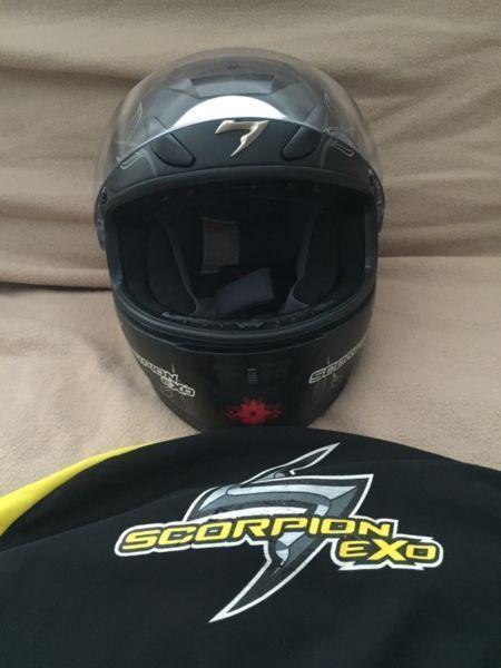 New scorpion Exo bike helmet xs