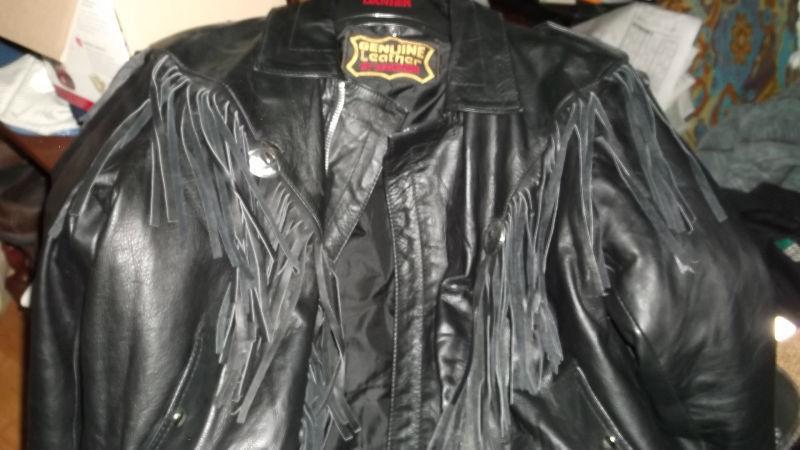 LEATHER MOTORCYCLE JACKET