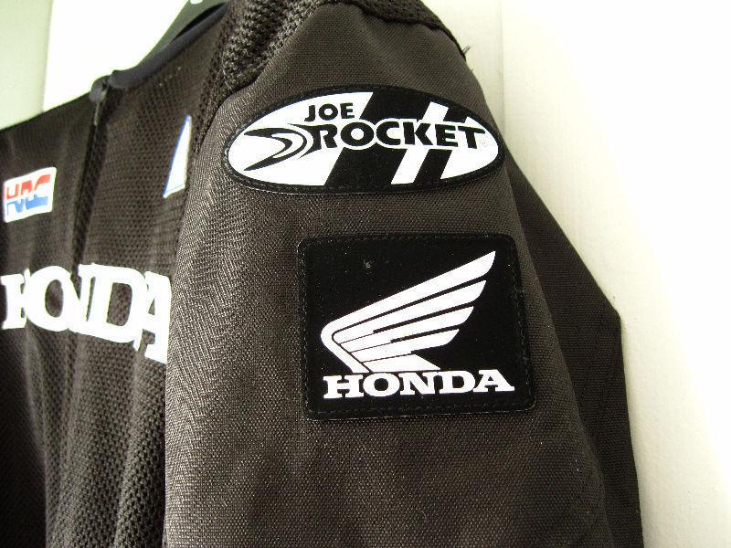 Mens Honda Joe Rocket Mesh Armored Motorcycle Jacket - size 2XL