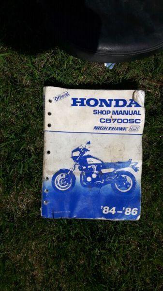 Honda Nighthawk manual and carburetor