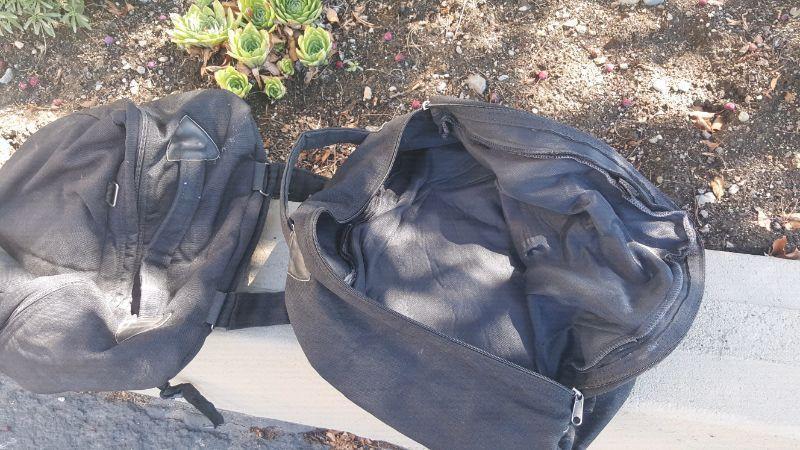 Motorcycle soft saddle bags