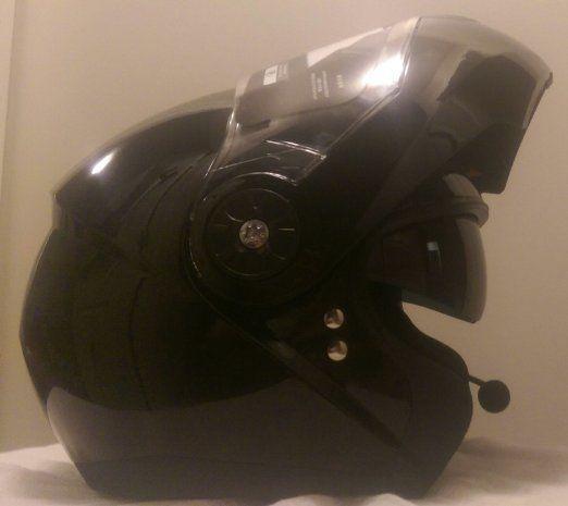 helmet w/ intercom, dual stereo speakers, microhone & bluetooth