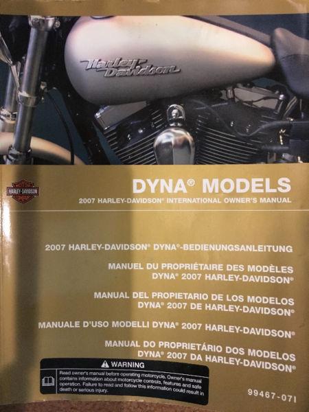 DYNA OWNERS MANUAL
